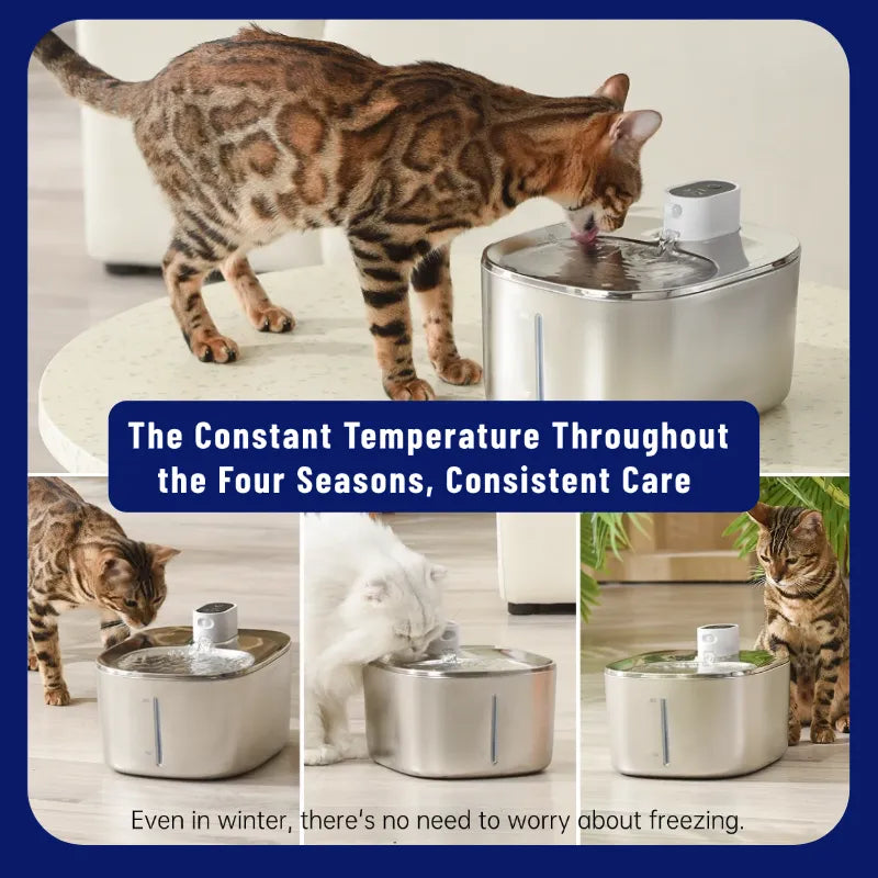 PetPure™ Smart Cat Fountain + Free Fur Brush – Healthy Pets, Happy Life