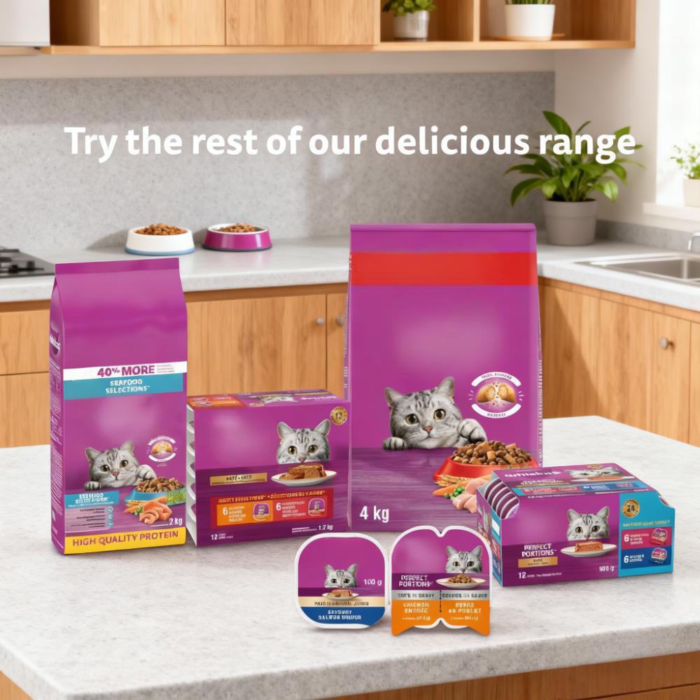 Meaty Selections Dry Cat Food with Real Chicken