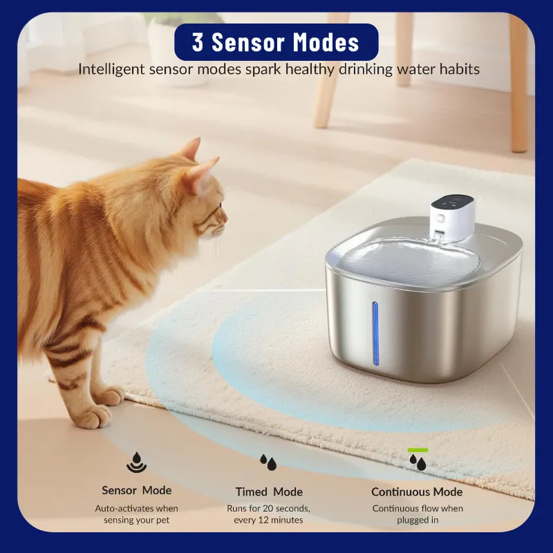 PetPure™ Smart Cat Fountain + Free Fur Brush – Healthy Pets, Happy Life