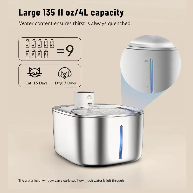 PetPure™ Smart Cat Fountain + Free Fur Brush – Healthy Pets, Happy Life