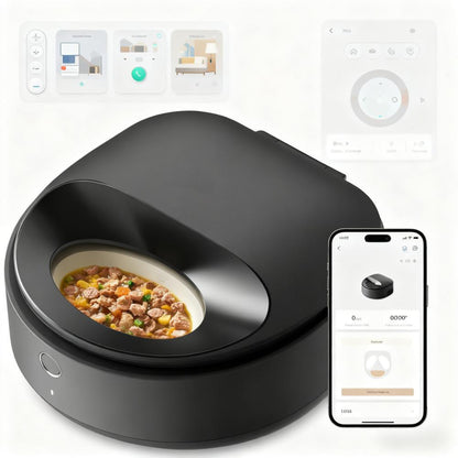 Smart Refrigerated Wet Food Feeder for Pets with App Control