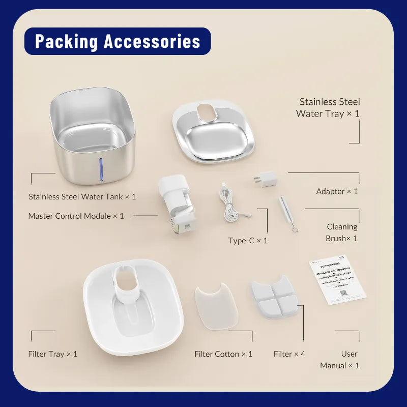 PetPure™ Smart Cat Fountain + Free Fur Brush – Healthy Pets, Happy Life