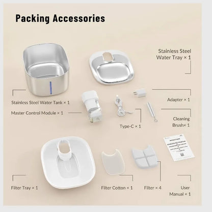 PetPure™ Smart Cat Fountain + Free Fur Brush – Healthy Pets, Happy Life