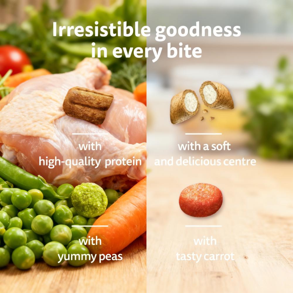 Meaty Selections Dry Cat Food with Real Chicken