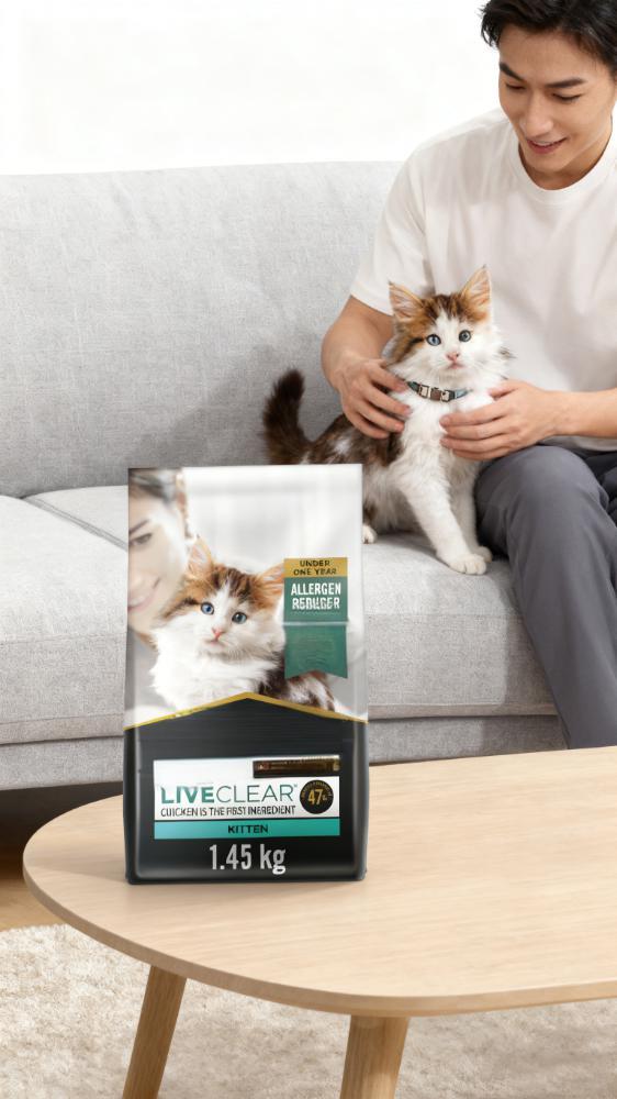LiveClear Kitten Food with Allergen Reduction Technology