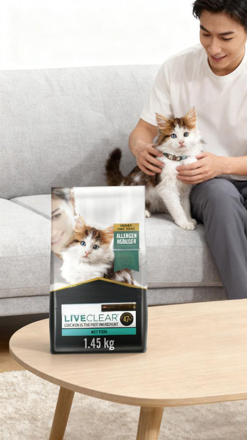 LiveClear Kitten Food with Allergen Reduction Technology